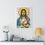 Thumbnail: Sacred Heart of Jesus Pink - Mercy Haven Art, framed poster with pink Sacred Heart design
