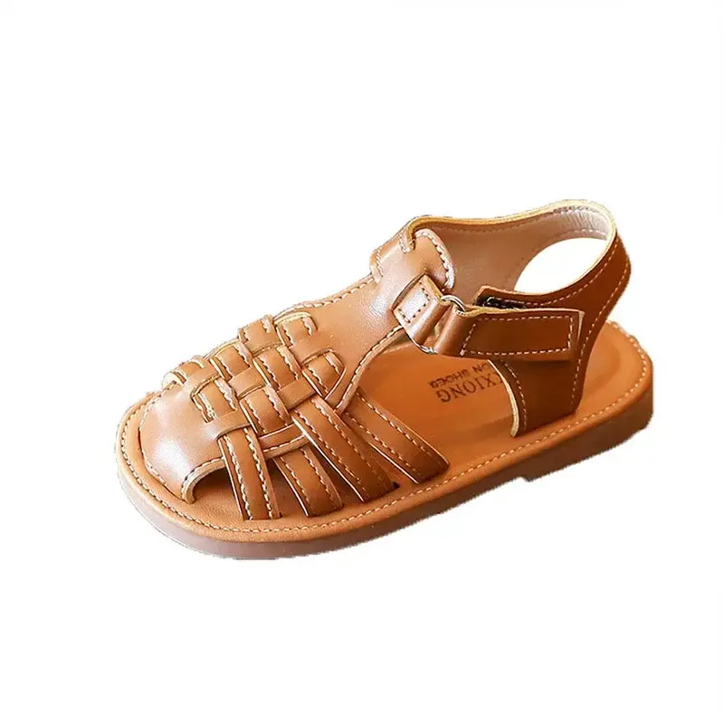 Thumbnail: Vintage Weave Girl's Sandals