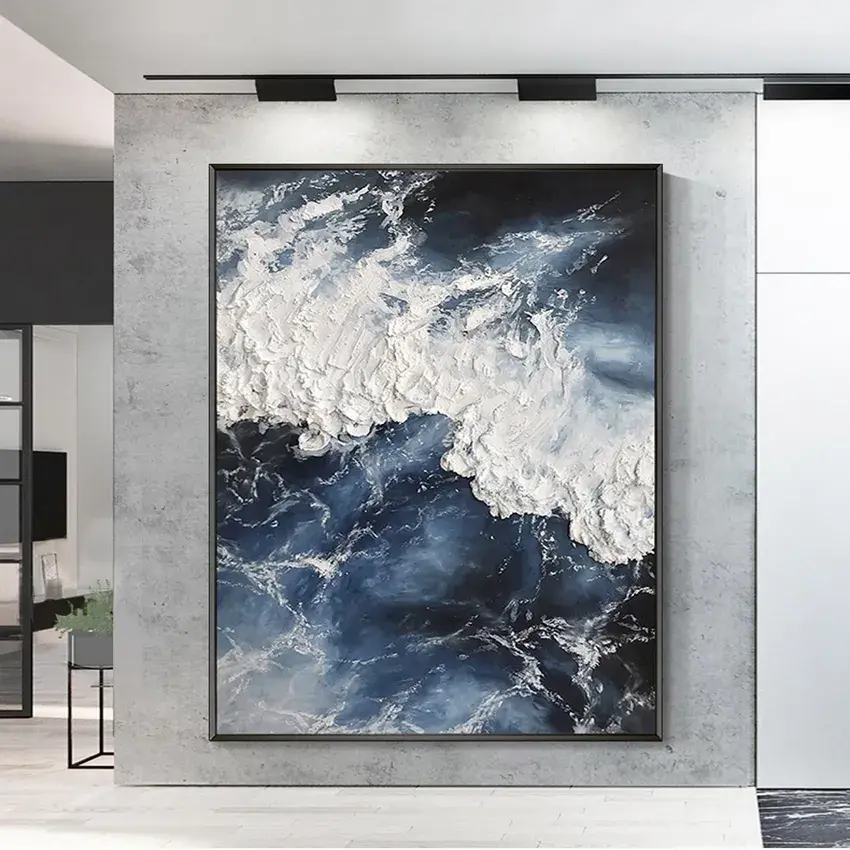 Thumbnail: 3D Gold Canvas: Spiritual Art for Your Home
