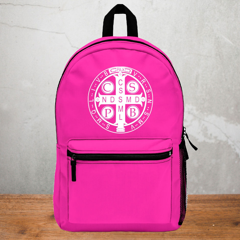 St. Benedict Journey Backpack | Hot Pink