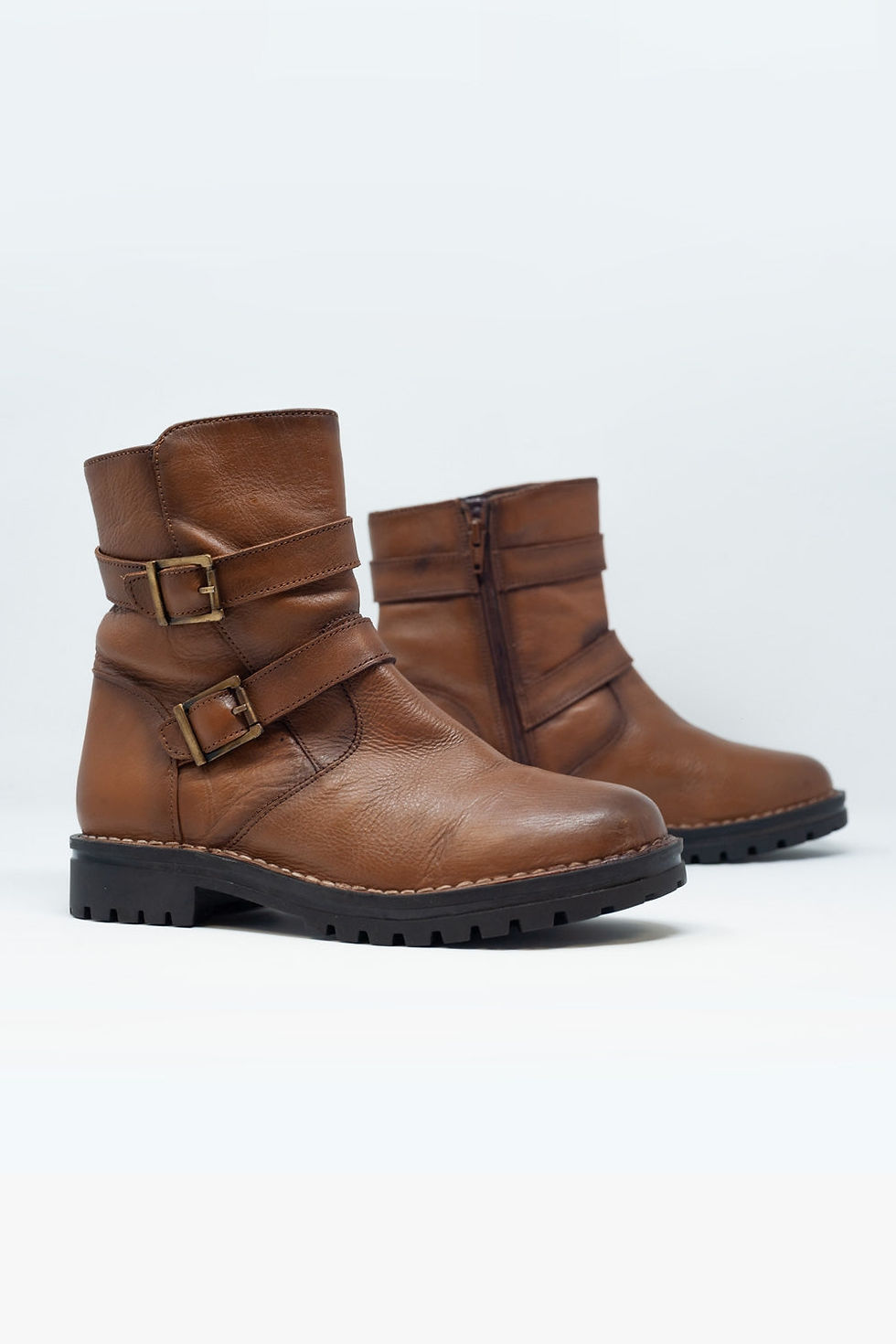 Thumbnail: Brown Buckled Boots