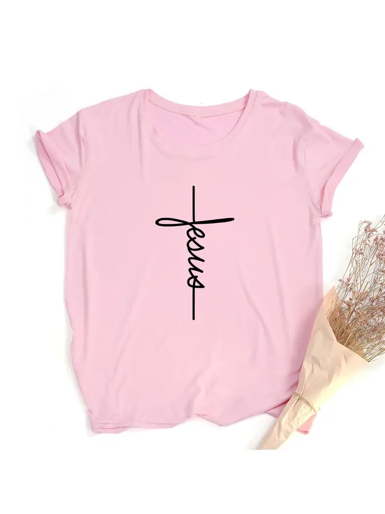 Shine Bright with Cross Jesus: Faithful Tee
