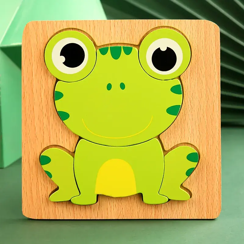 Thumbnail: Dazzling Dino Wooden Puzzle for Young Minds