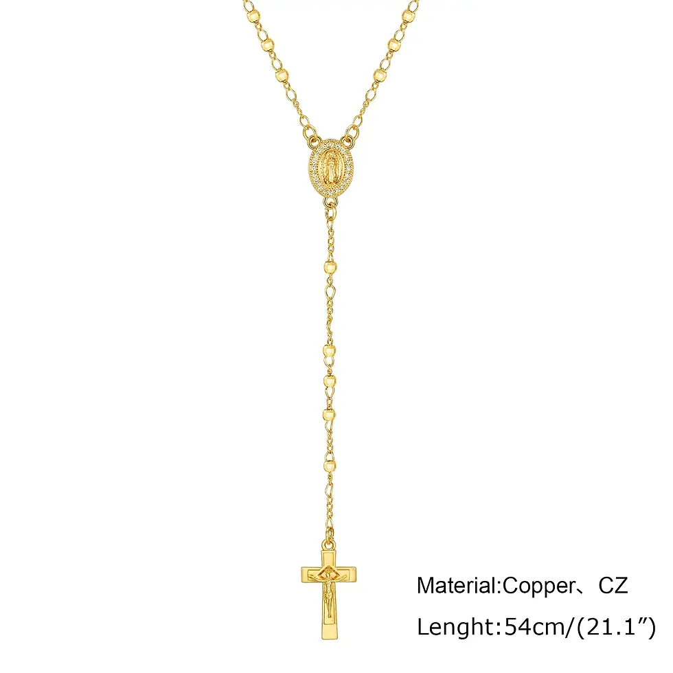 Thumbnail: Catholic Virgin Mary Beaded Rosary Bracelet