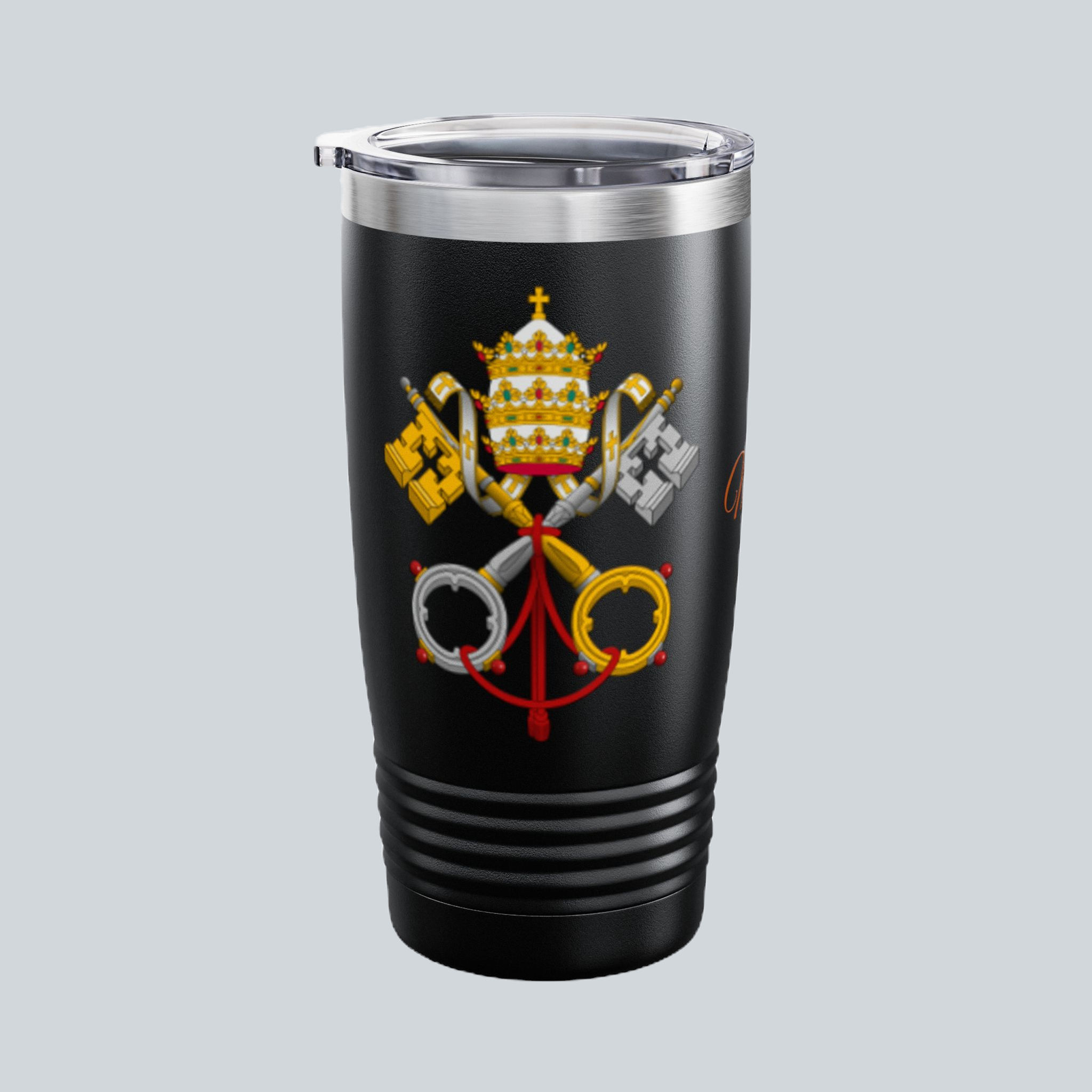 Personalized Vatican Keys 20oz Tumbler - Bold Faith On-the-Go Mug