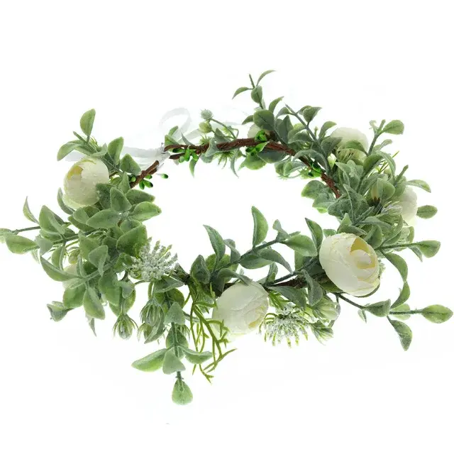 Thumbnail: First Communion Pink Flowers Crown — Blooming Grace Headband, delicate pink floral crown headband with blooming design for gi