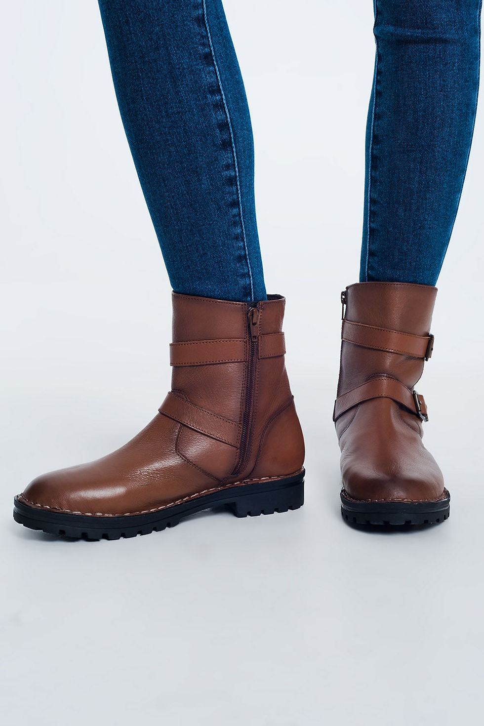 Thumbnail: Brown Buckled Boots
