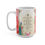 Thumbnail: Gorgeous Peacock Confirmation Mug - Personalized 15oz, white ceramic mug with beautiful peacock motif and custom name, saint,