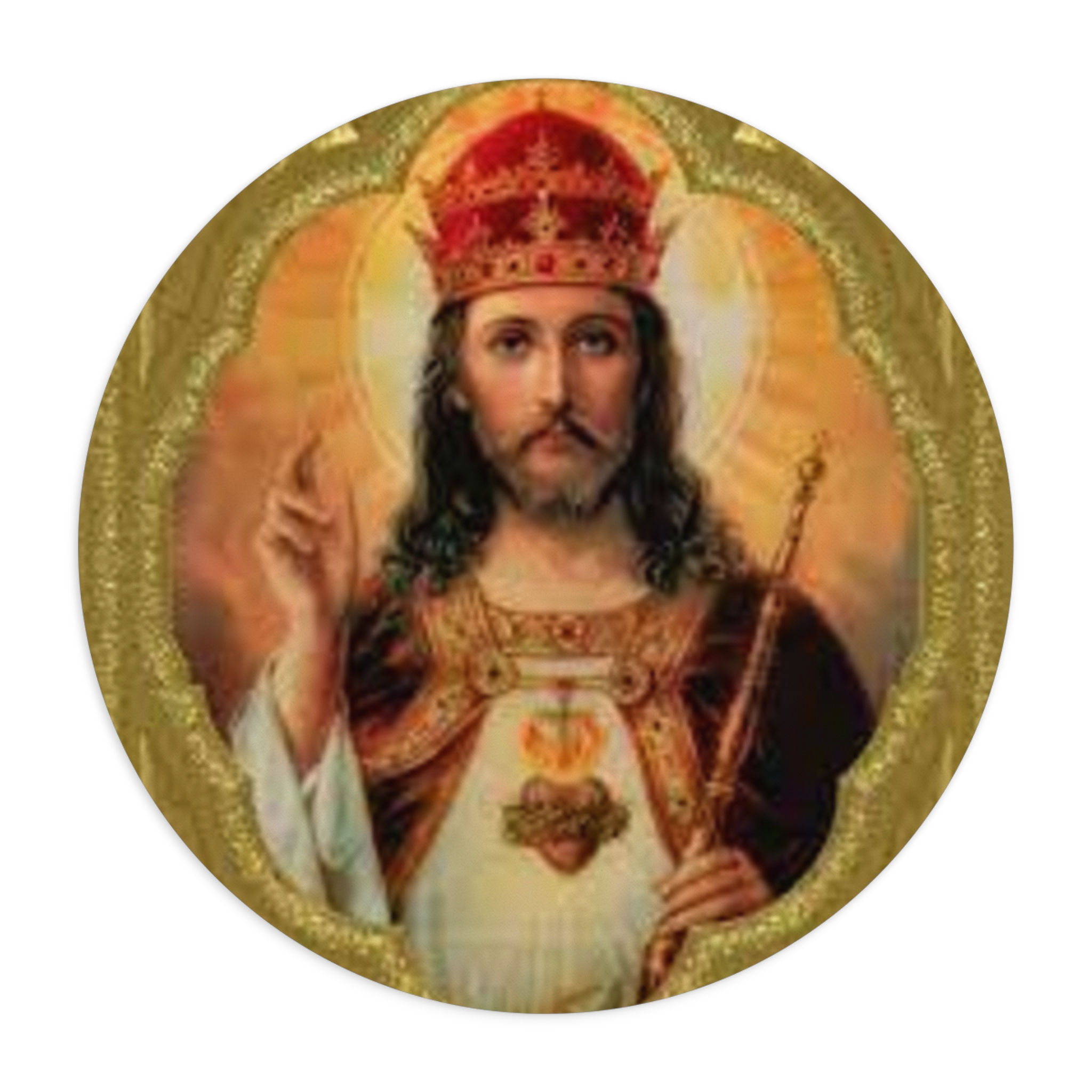 Christ is King - Mouse Pad - Uplifting Desk Essential