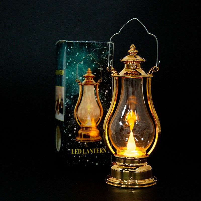 Retro Vigil Lamp - Portable Ember of Eternal Light LED flameless oil lamp wick light string variants