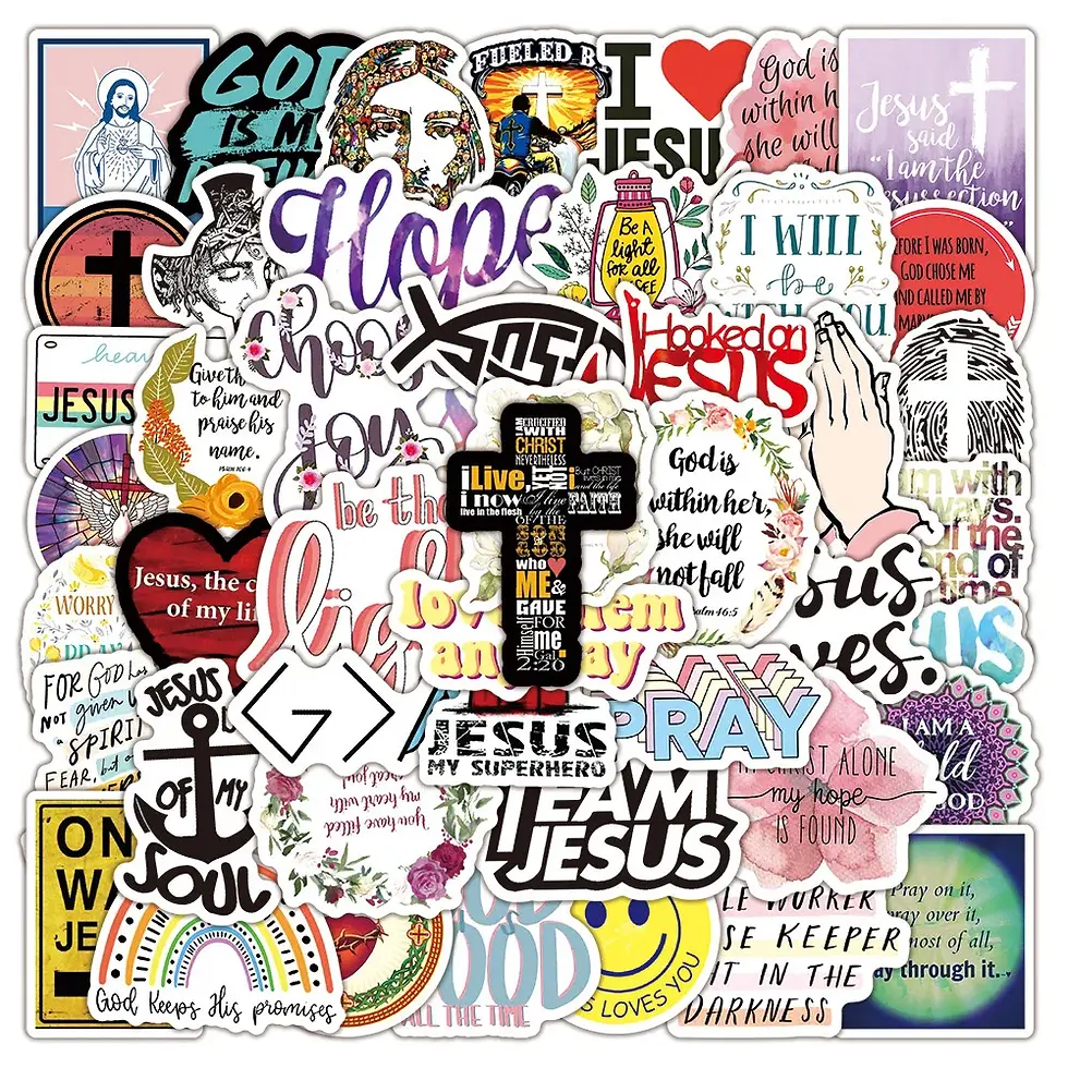 Thumbnail: Jesus Sayings Stickers for Scrapbooking & More