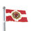 Thumbnail: Sacred Heart Flag - Eternal Mercy Banner, polyester flag with faith design