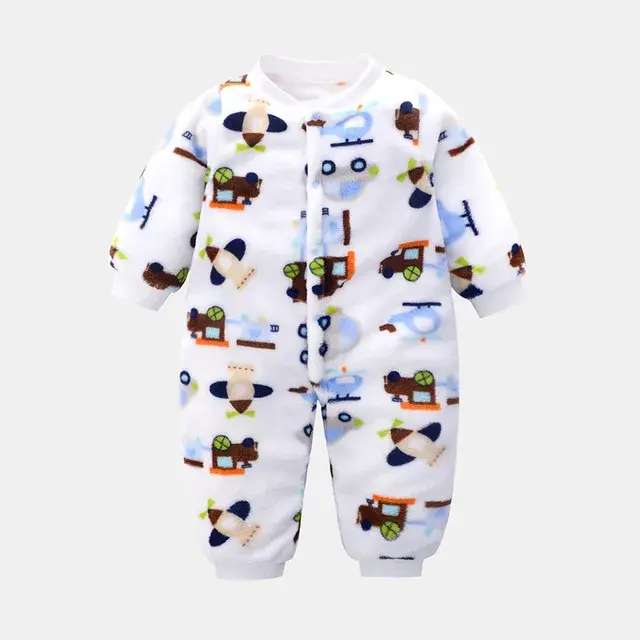 Thumbnail: Guardian Lamb Romper - Winter Garment, cotton blend cartoon baby romper full sleeve winter