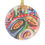 Thumbnail: Away in a Manger Glass Ornament - Nativity Sphere Keepsake by Mica, glass sphere with Away in a Manger design by Art by Mica