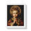 Thumbnail: Jesus de Praga Framed Poster - Infant King Wall Icon, framed satin with Jesus de Praga artwork