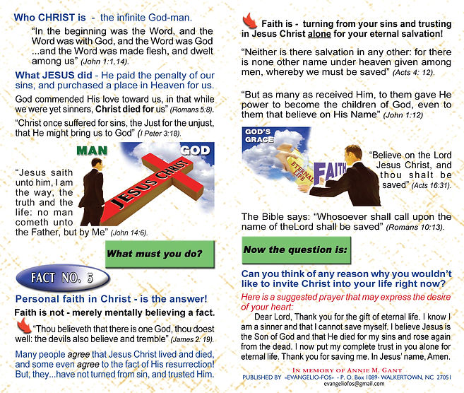 Free Gospel Tracts