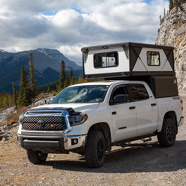 Thumbnail: The Whistler Hard Sided Popup Aluminum Truck Camper For Overlanding