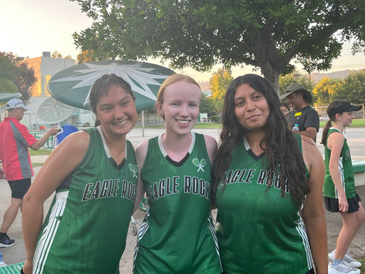 On the court: ERHS girls tennis team captains!