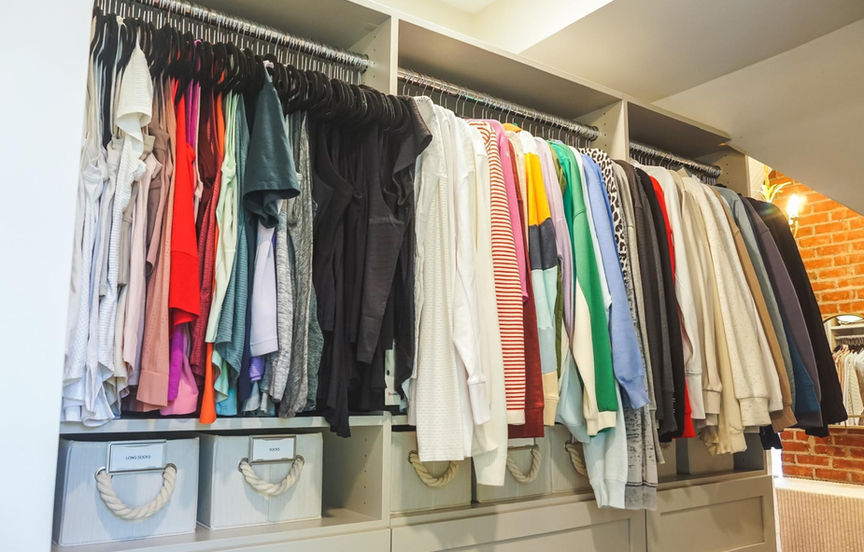 Luxury Closet Design with Container Store Product