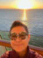 Lucile Contreras Sollazzo, co-founder of RR Mentors, in a boat on lake
