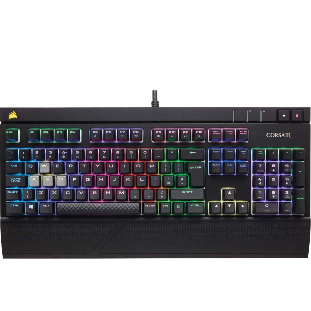 Corsair STRAFE RGB Clavier Mécanique Gaming (Cherry MX Silent, Rétro-Éclairage R