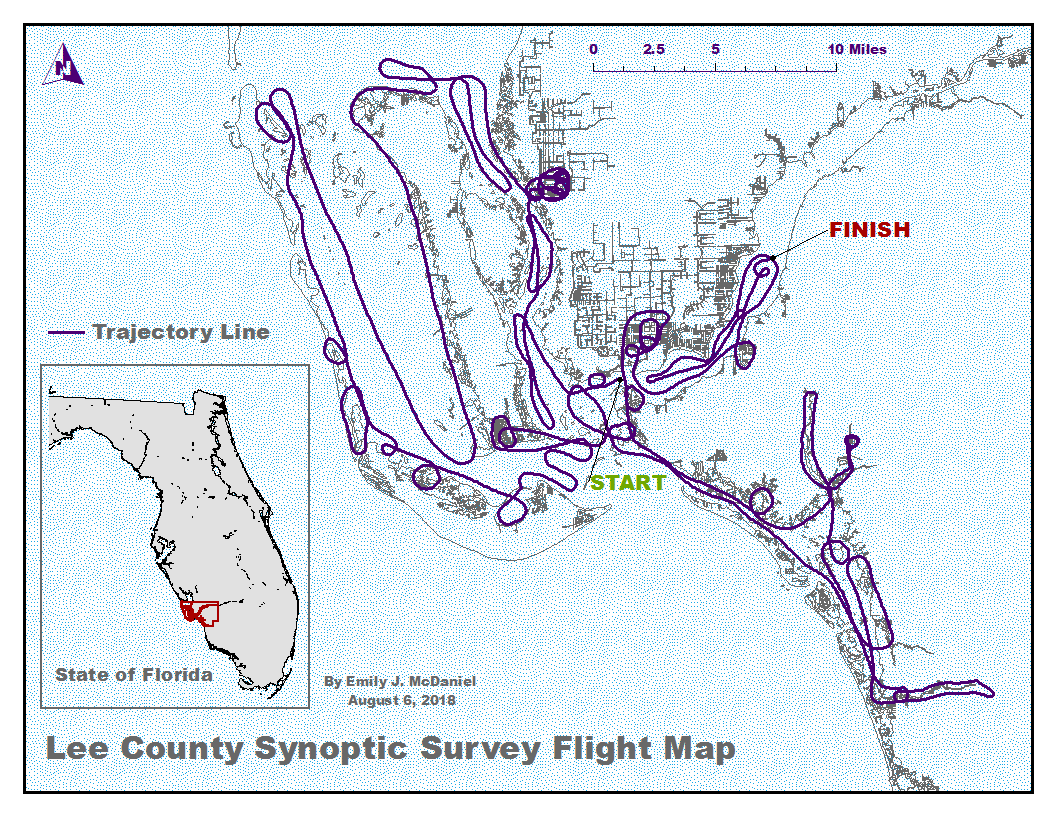 Lee County Flight Path