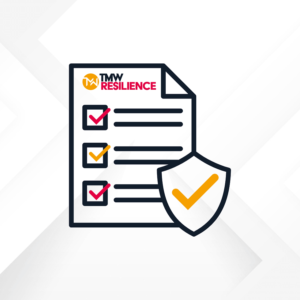 TMW Resilience levels of TISAX assessment doccument icon.