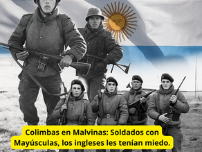 Colimbas en Malvinas: juventud, coraje y fuego
