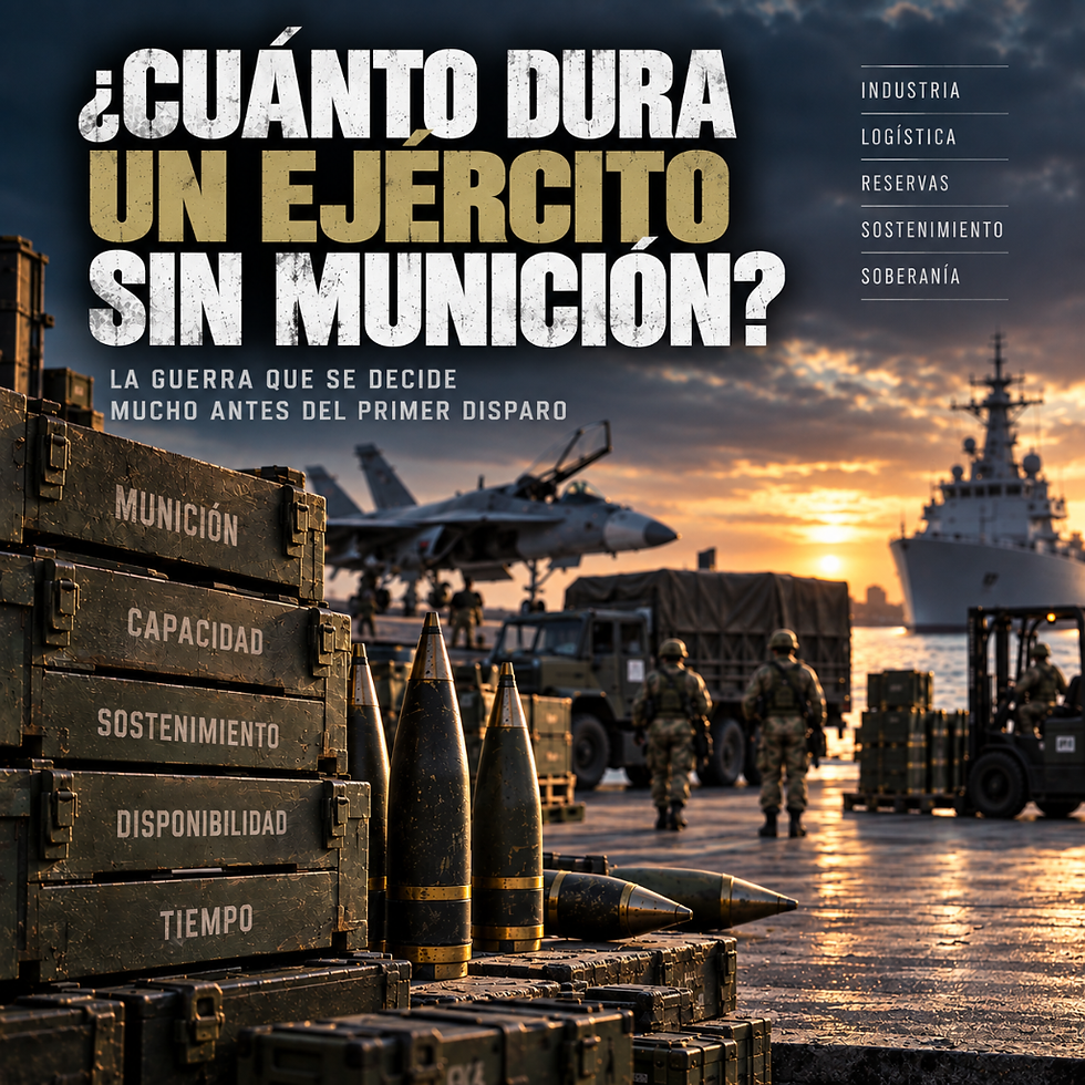 ¿CUÁNTO DURA UN EJÉRCITO SIN MUNICIÓN?
