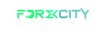 ForexCity Signals logo: vibrant, stylized text