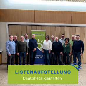 Listenaufstellung Kommunalwahl 2026