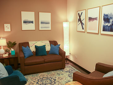 Cozy therapist office