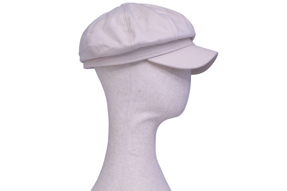 Miniatura: Sombrero Blanco tipo Boina