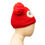 Miniatura: Gorro rojo con diseño
