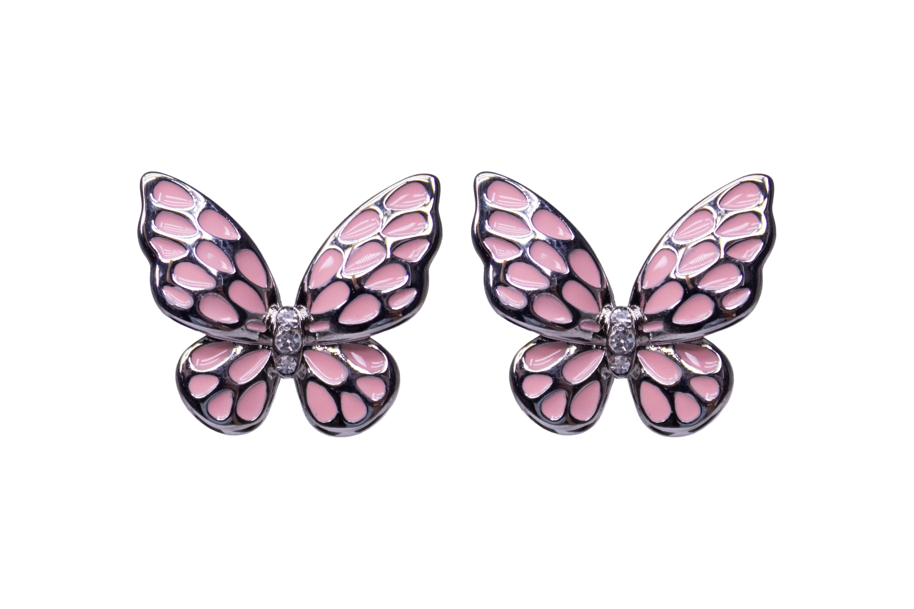 Aretes Mariposa Rosa