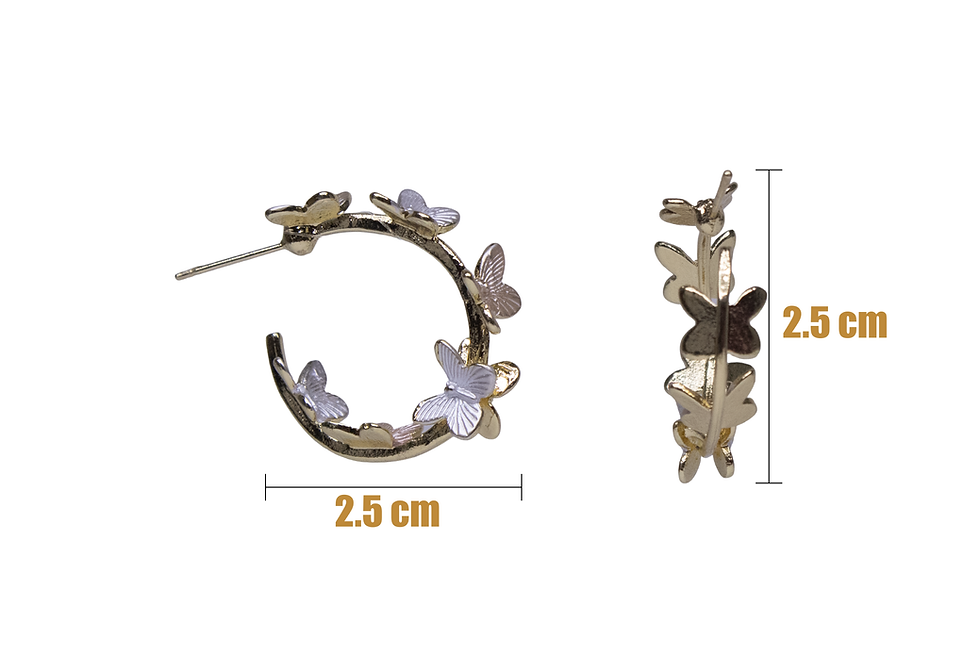 Miniatura: Aretes de Mariposas