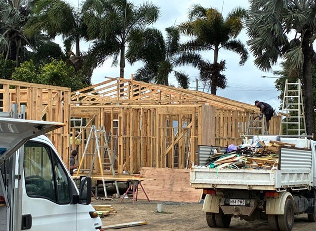 Tiny homes project has been fundraising for homeless women in the Whitsundays, Airlie Beach, QLD. The charity is now in the building phase. After money has been raised in conjunction with Whitsunday housing company. The build has started thanks to  fundraiser, events, volunteers and the community. These images are the progress in may 2026 Whitsunday council QLD