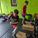 Reverse Drop In Step Down from Box. Working on ankle and single leg strength & stability