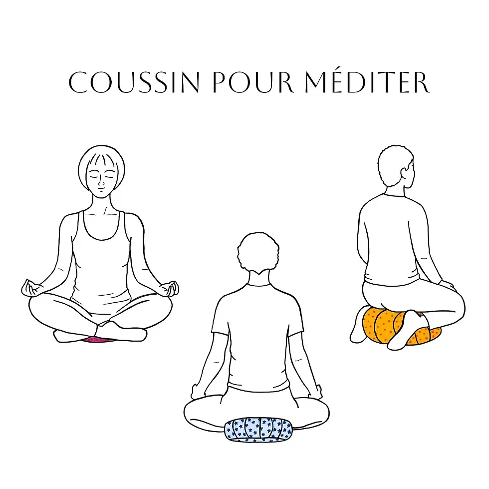 Miniature : Coussin de méditation - Zafu