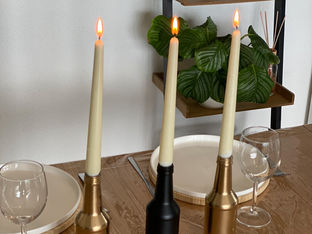 DIY coffret mixologie : des bougeoirs