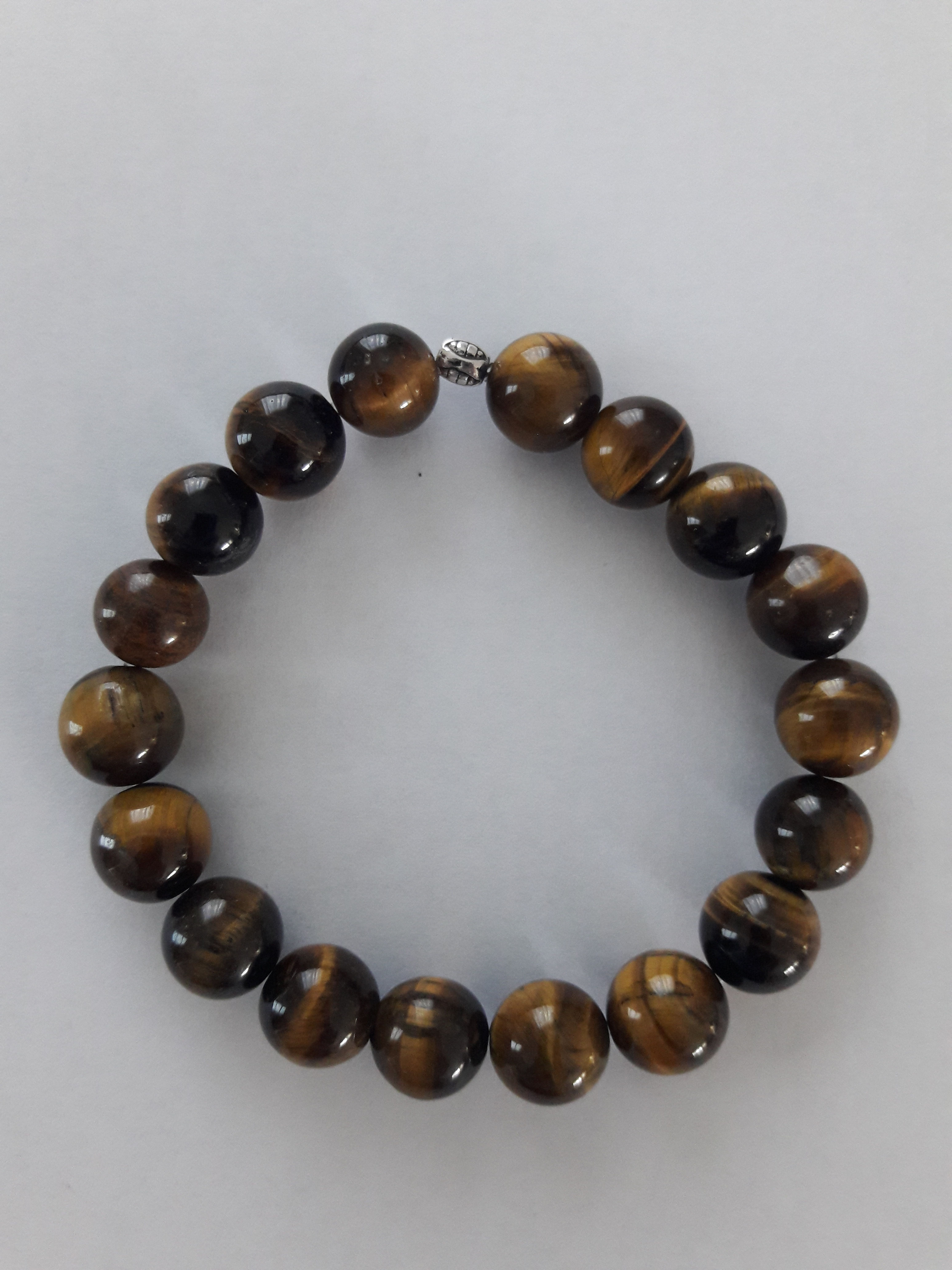 Bracelet en perles oeil de tigre naturelles