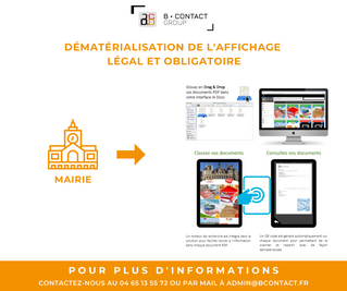 Mairies, dématérialiser votre affichage légal et obligatoire
