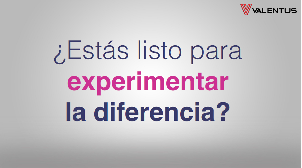 Estás listo para experimentar la diferencia