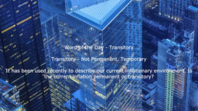 Word of the Day – Transitory