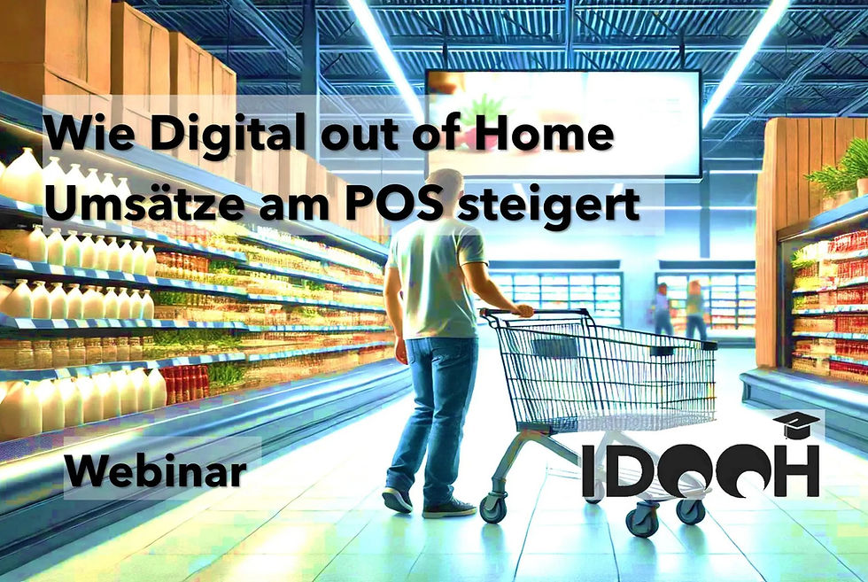 IDOOH Academy: How Digital Out of Home Increases Sales at the POS