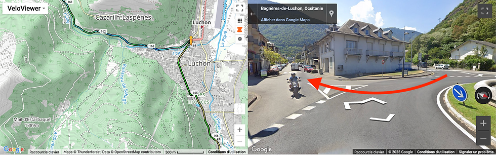 bas descente étape 14 Tour de France 2025