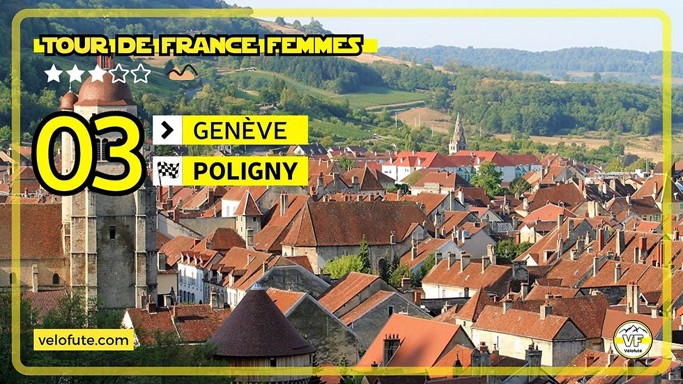 Tour de France Femmes 2026 🇫🇷 - Étape 3 : parcours et favorites à Poligny