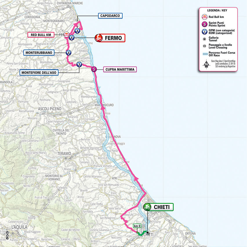 Plan étape 8 Giro 2026