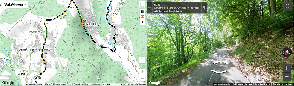 descente étape 1 Tour Auvergne Rhône Alpes