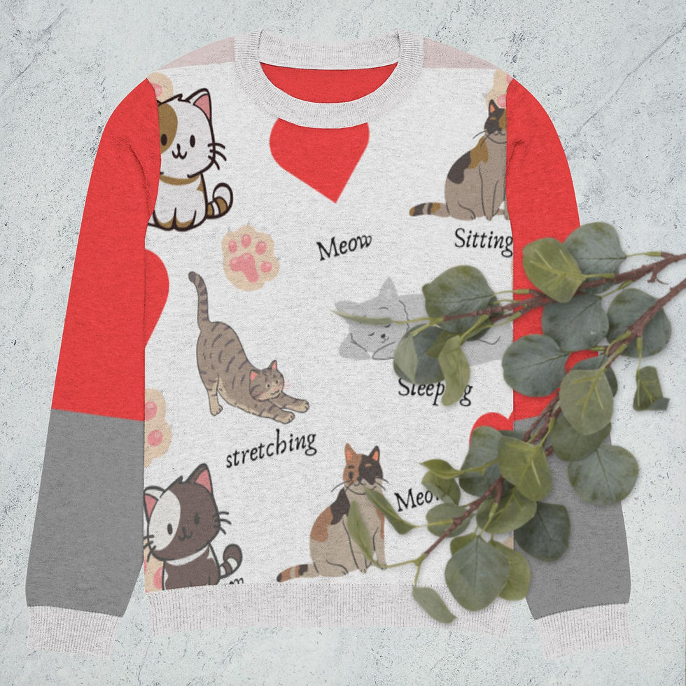 Thumbnail: Knitted crew neck sweater